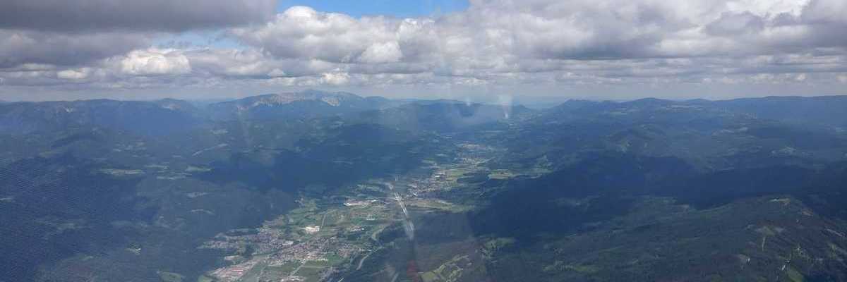Flugwegposition um 10:42:41: Aufgenommen in der Nähe von Allerheiligen im Mürztal, Österreich in 2502 Meter